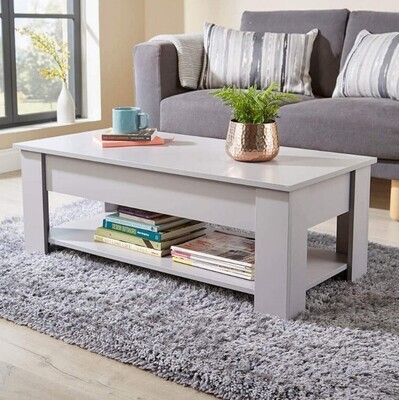 ​ORLANDO LIFT UP COFFEE TABLE GREY