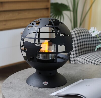 ​Globe Shape Tabletop Fireplace Portable Metal Bioethanol Fireplace Bio Ethanol Fire Place