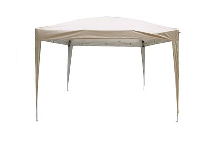 3x3m Pop Up Gazebo Garden Marquee Patio Canopy Outdoor Party Wedding Tent Shade Cream
