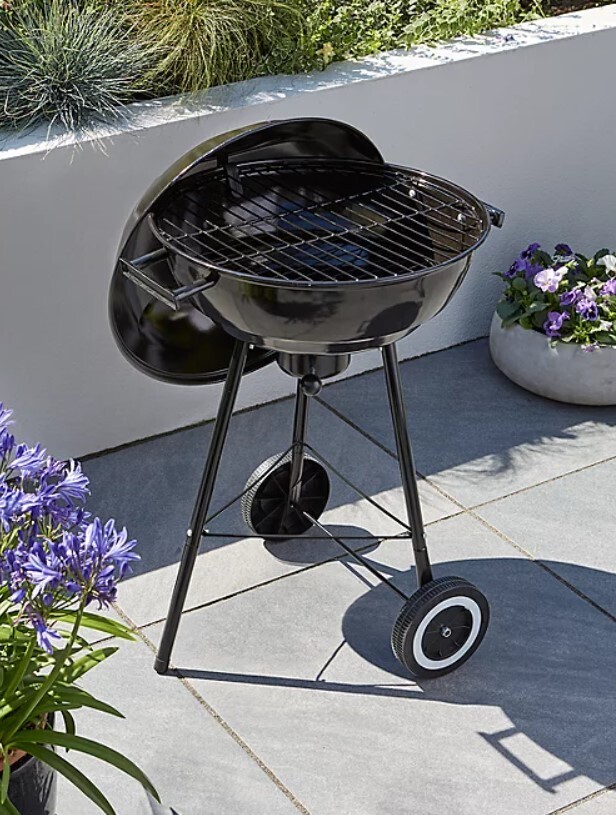 ​43cm Kettle BBQ Grill Barbecue Portable Outdoor Garden Camping Picnic