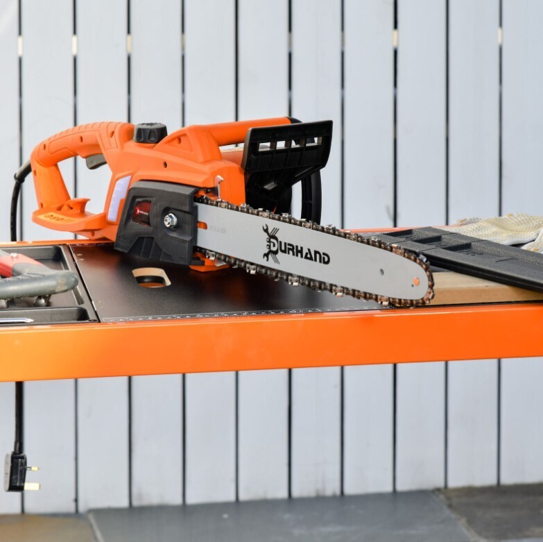 ​Electric Chainsaw Garden Tools 2000 W 40 cm Blade Corded Aluminum