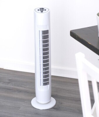 32&quot; Inch Tower Fan Air Cooling Free Standing 3 Speed Oscillating Quiet Slim Fans