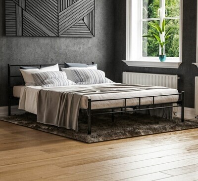 Dorset Metal Bed Frame 4ft6 with Mattress