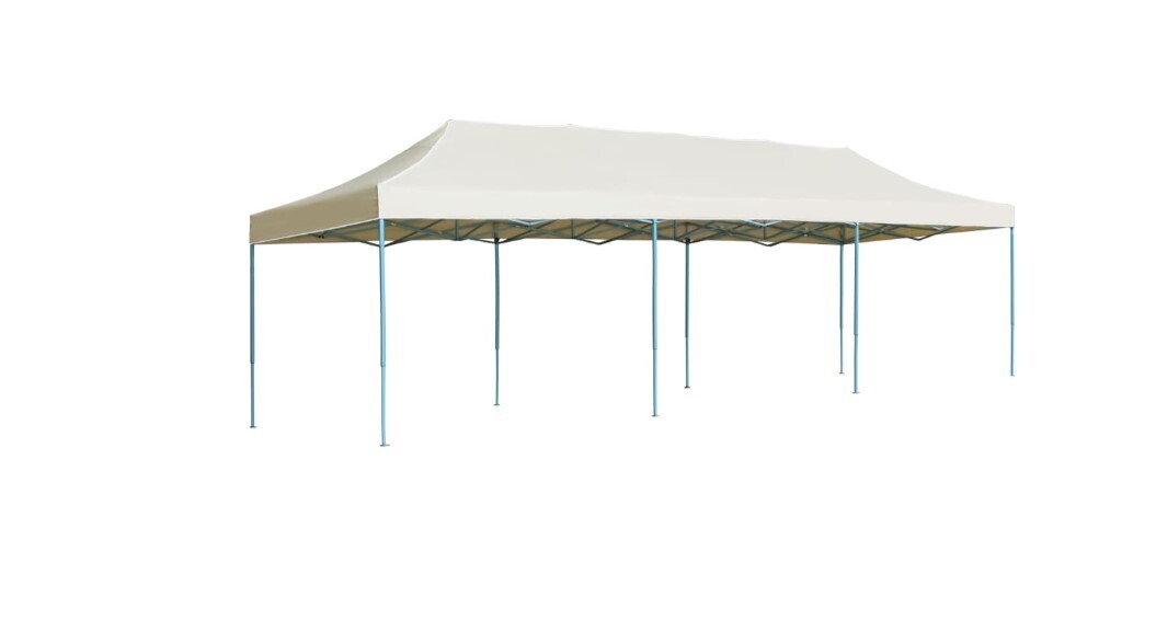 Folding Pop-up Party Tent 3x9 m Cream