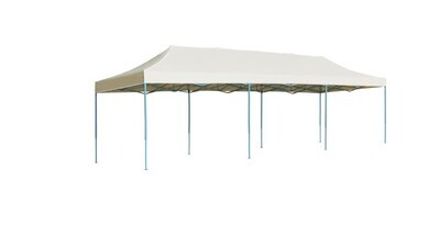Folding Pop-up Party Tent 3x9 m Cream
