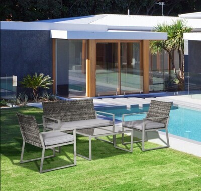 ​4PC Rattan Garden Furniture Set