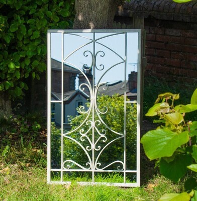 Woodside Alston Large Decorative Garden Mirror 60.5cm x 100cm