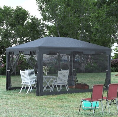 4mx3m Gazebo Party Tent Outdoor Canopy
