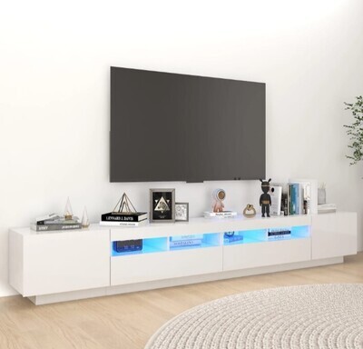 ​TV Cabine 260x35x40 cm with LED Lights
