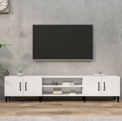 180cm TV Cabinet High Gloss White