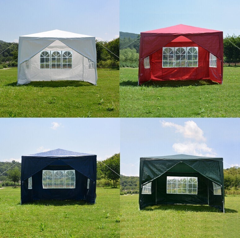 3x3m Gazebo Outdoor Patio Garden Marquee Canopy Party Tent Waterproof