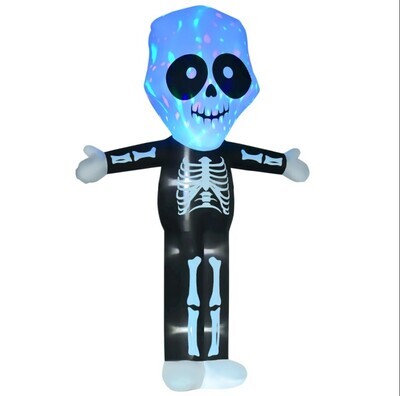 Giant 3m Halloween Inflatable Skeleton Ghost Decoration Lighted for Indoor Outdoor