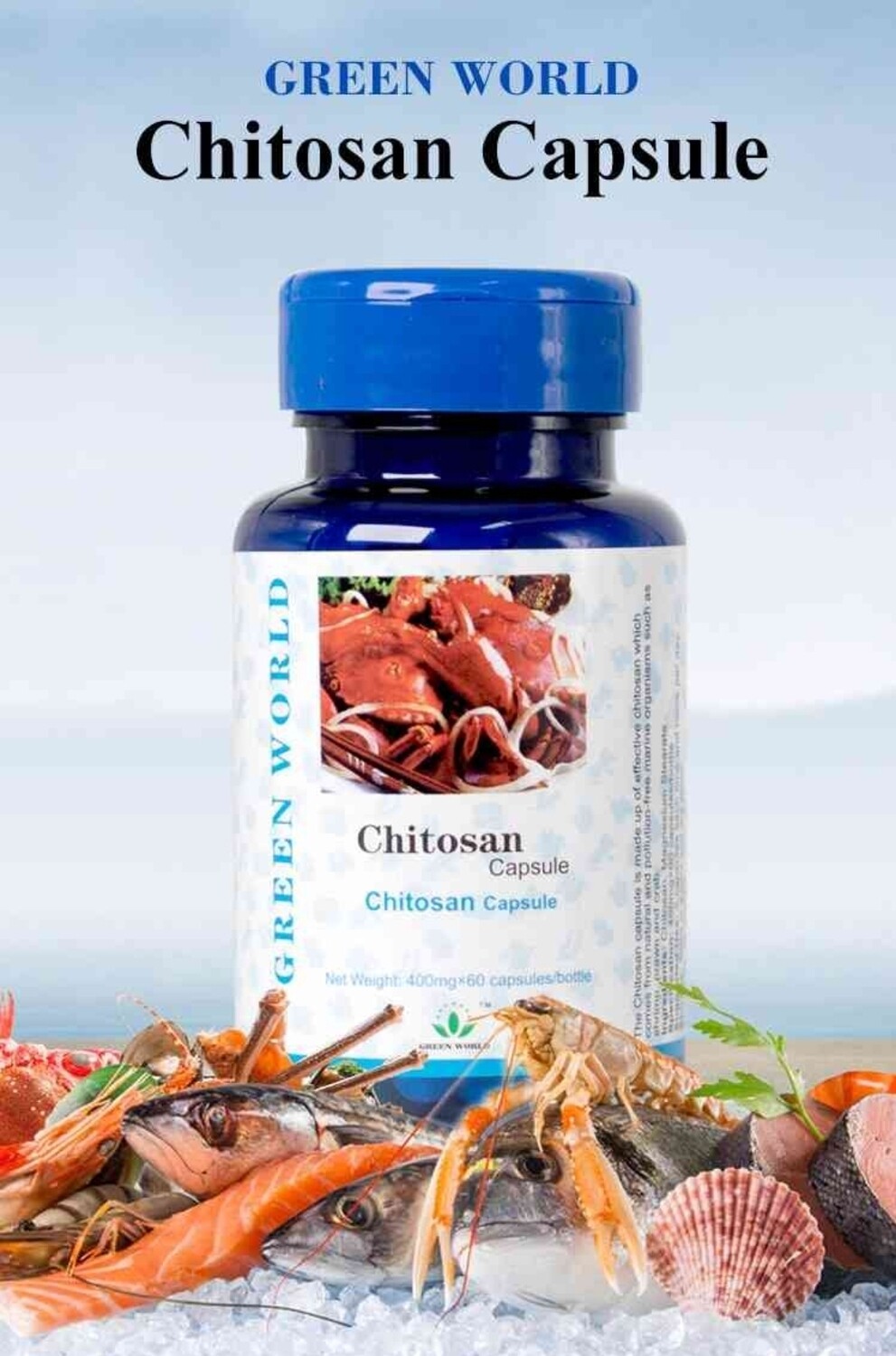 Chitosan Capsule: A Detoxifier, A Fat Magnet, and Immune enhancer(60 caps)