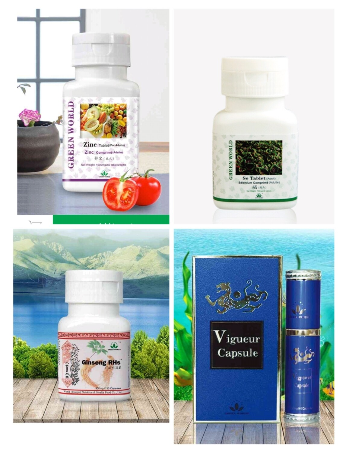 Low sperm count ( oligospermia )  full treatment package (vig power,  zinc tablets, Gingseng and se tablets)
