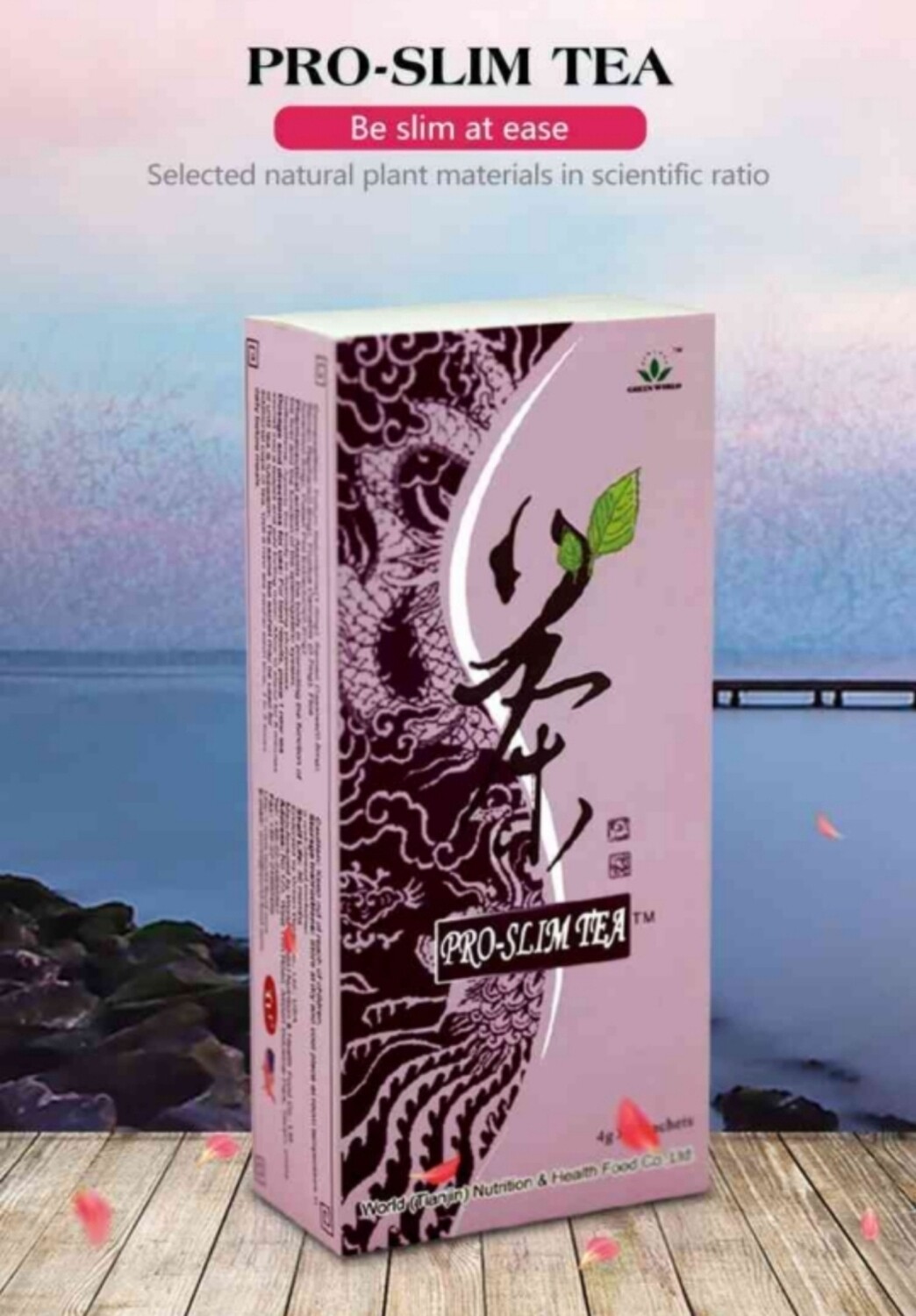 Pro-Slimming Tea: Control Appetite, Burn Fat and Aid Digestion(32 tea bags)
