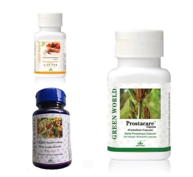 Green World 3 In I Combo For Prostrate Enlargement BPH Prostatitis
