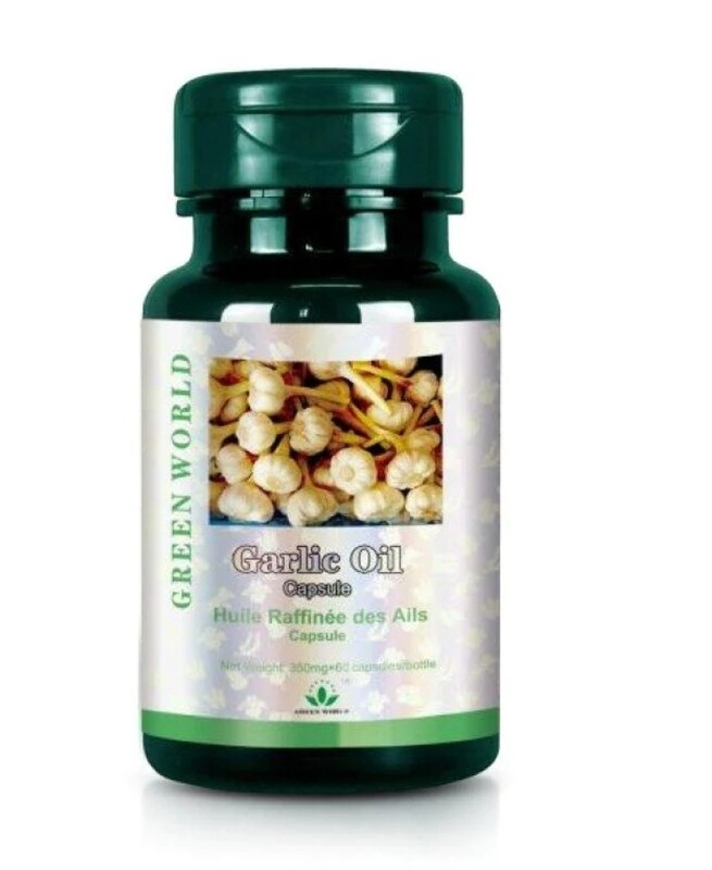 Garlic oil Softgel AntiMicrobial, Lower Blood Lipid and Blood Sugar