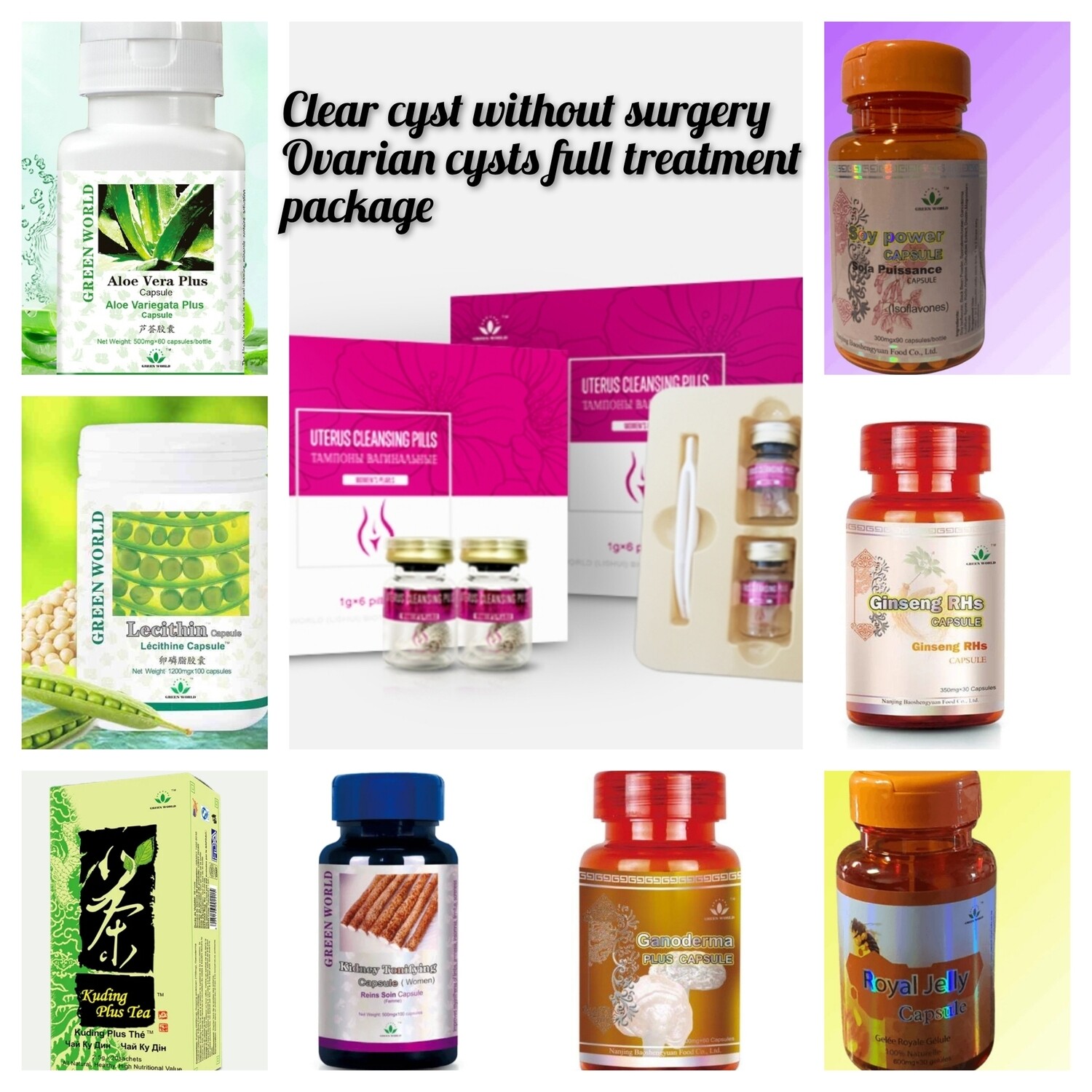 Ovarian cysts treatment package without surgery