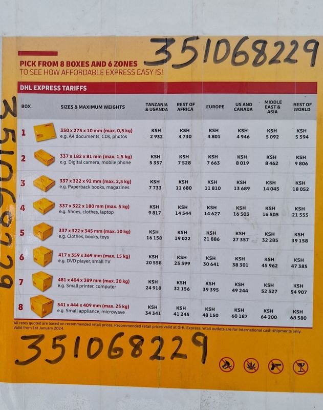 International delivery fees