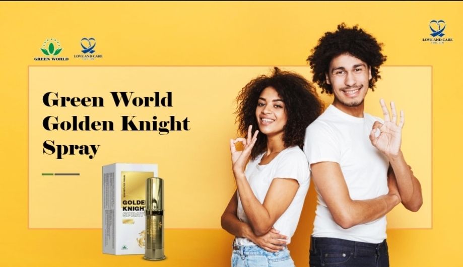 Golden  spray  for men
