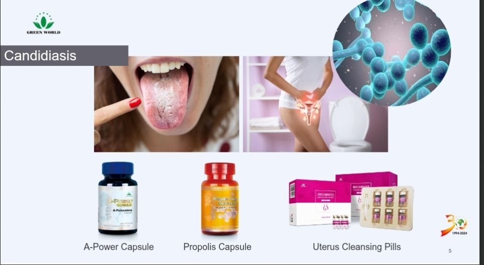 Clear candidiasis products