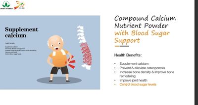 Calcium compound for high blood sugar