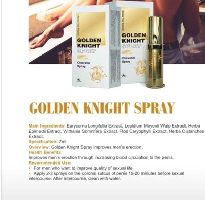 Golden  spray  for men