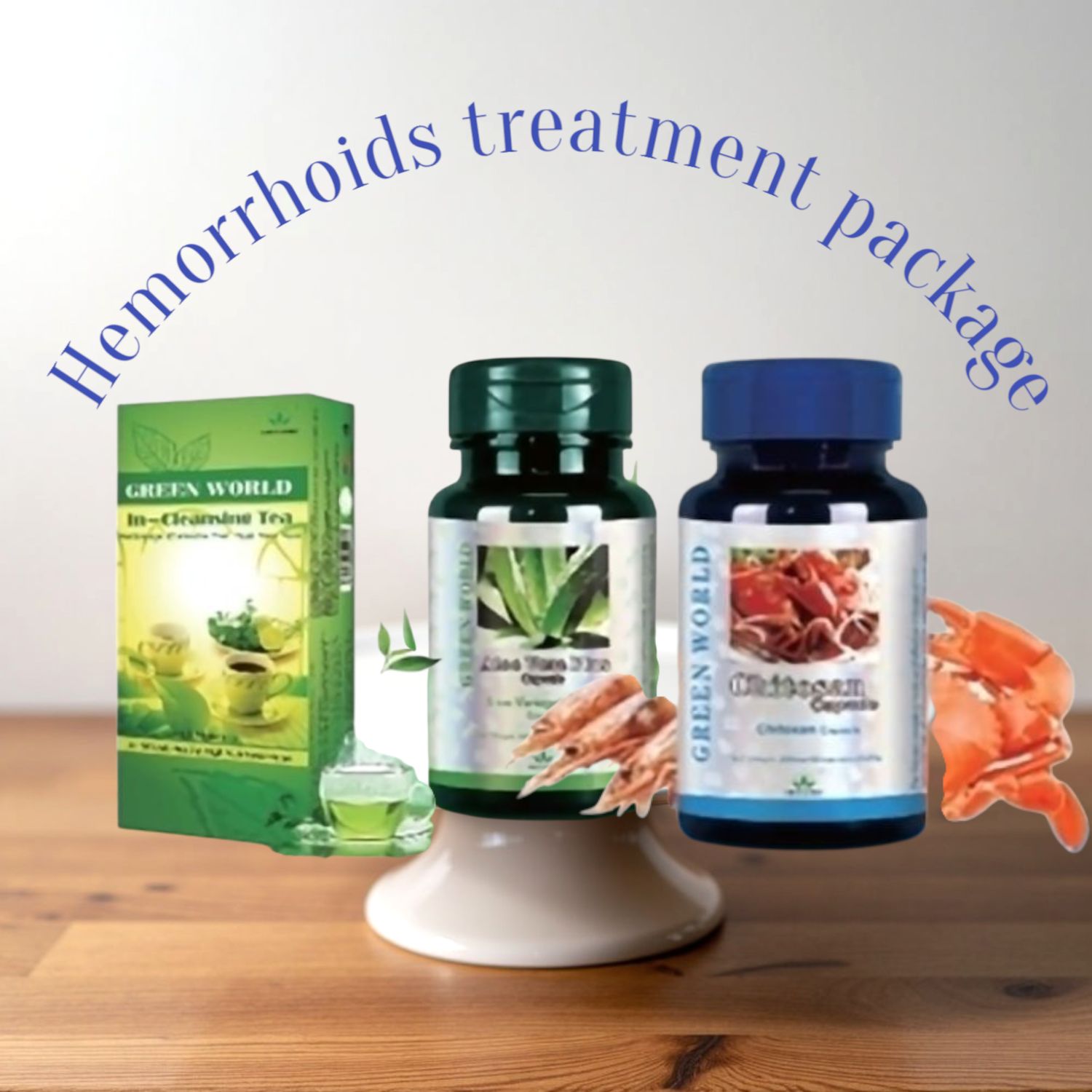 Hemorrhoids treatment package.. 1 month