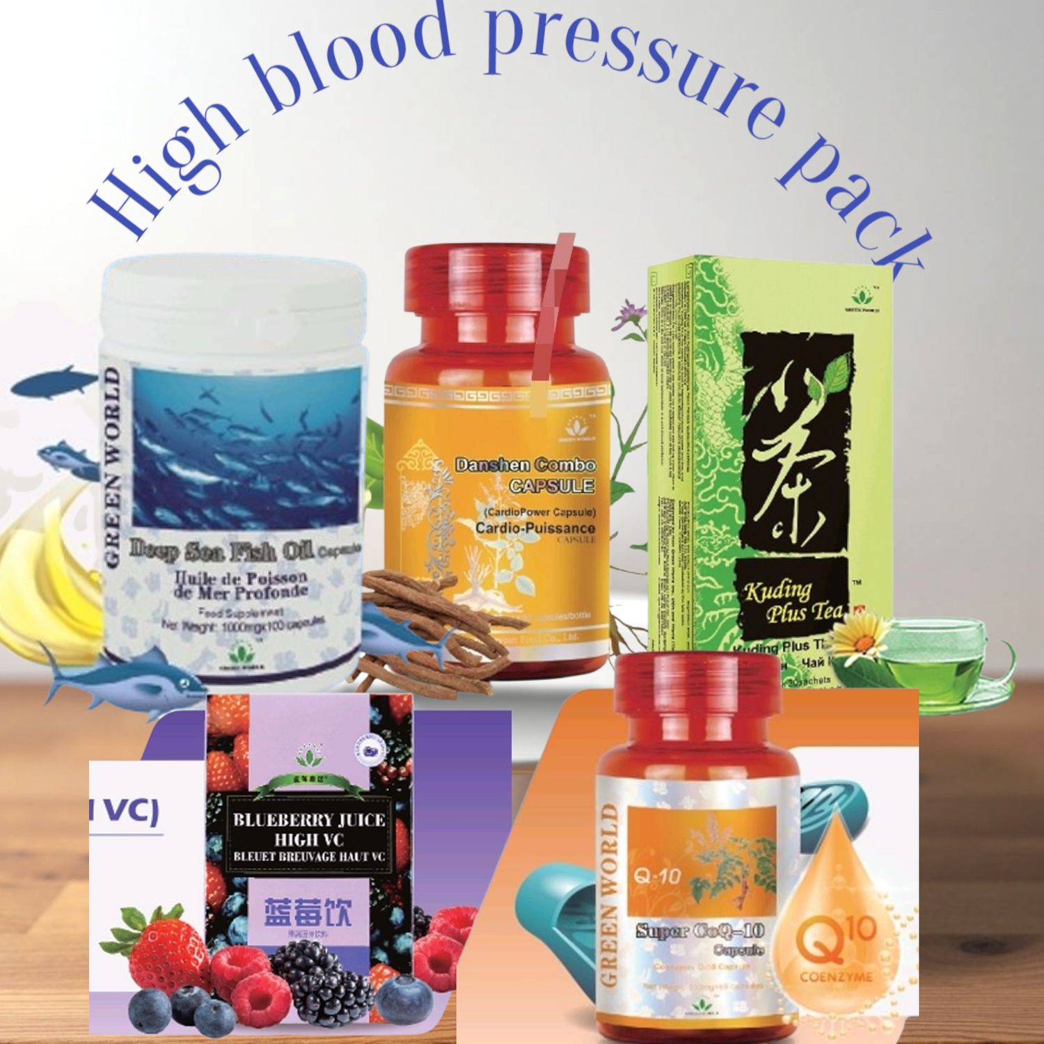 Full high blood pressure pack for 1 month