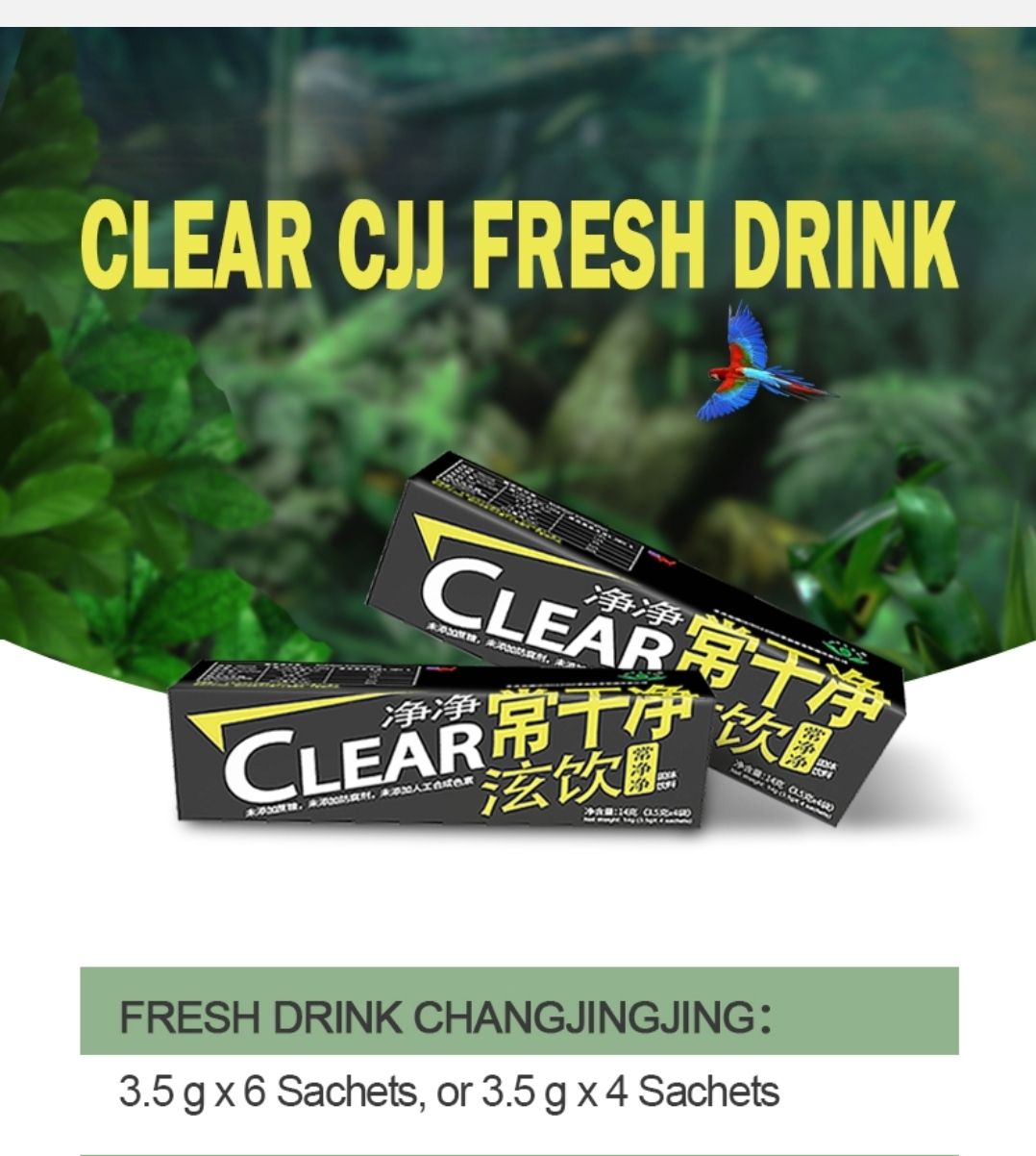 Clear drink-6 satchets