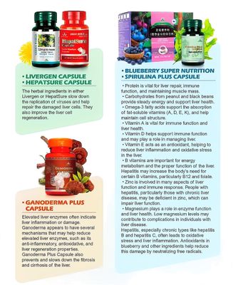 Hepatitis  B, C treatment supplements-1 month package