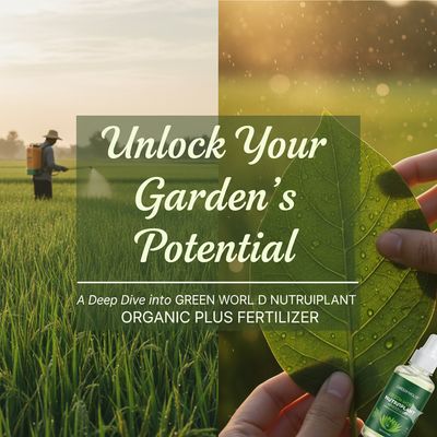 Unlock your gardens potential with Nutriplant Organic Plus Fertilizer