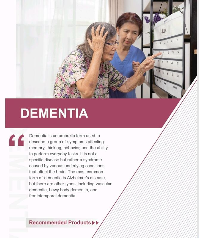 Understanding Dementia: Causes, Symptoms, and Natural Support Options Dementia.