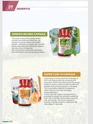 Dementia treatment package..1 month pack