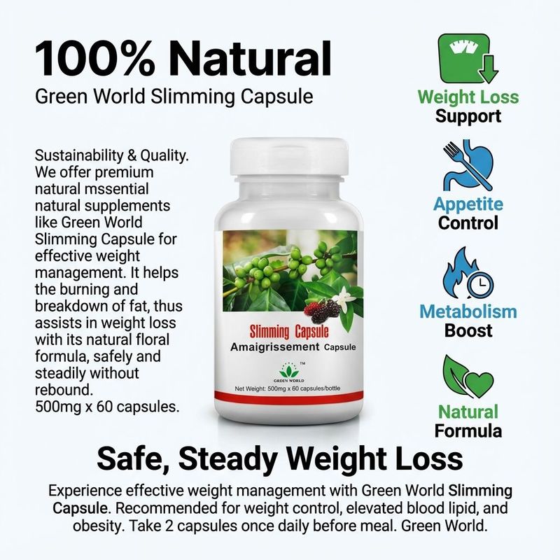 Weight Management with Green World slimming caps