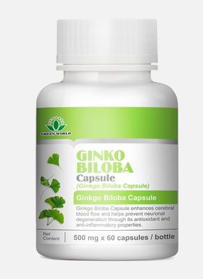 Ginkgo Biloba Capsule: Boost Memory and Repair Damage Tissue