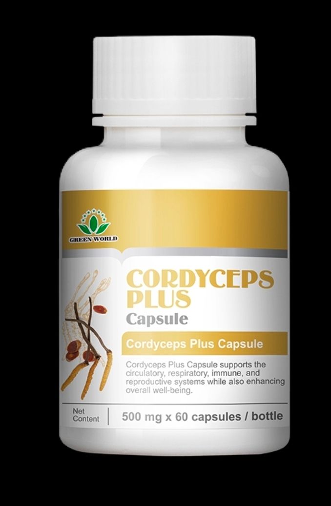 Cordyceps Plus Capsule: Anti-Cancer, Boosts Functions Of liver, lungs, and kidney.