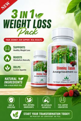 3-In-1 Weight Loss Solutions: Faster Way To Loose Weight in 3 weeks