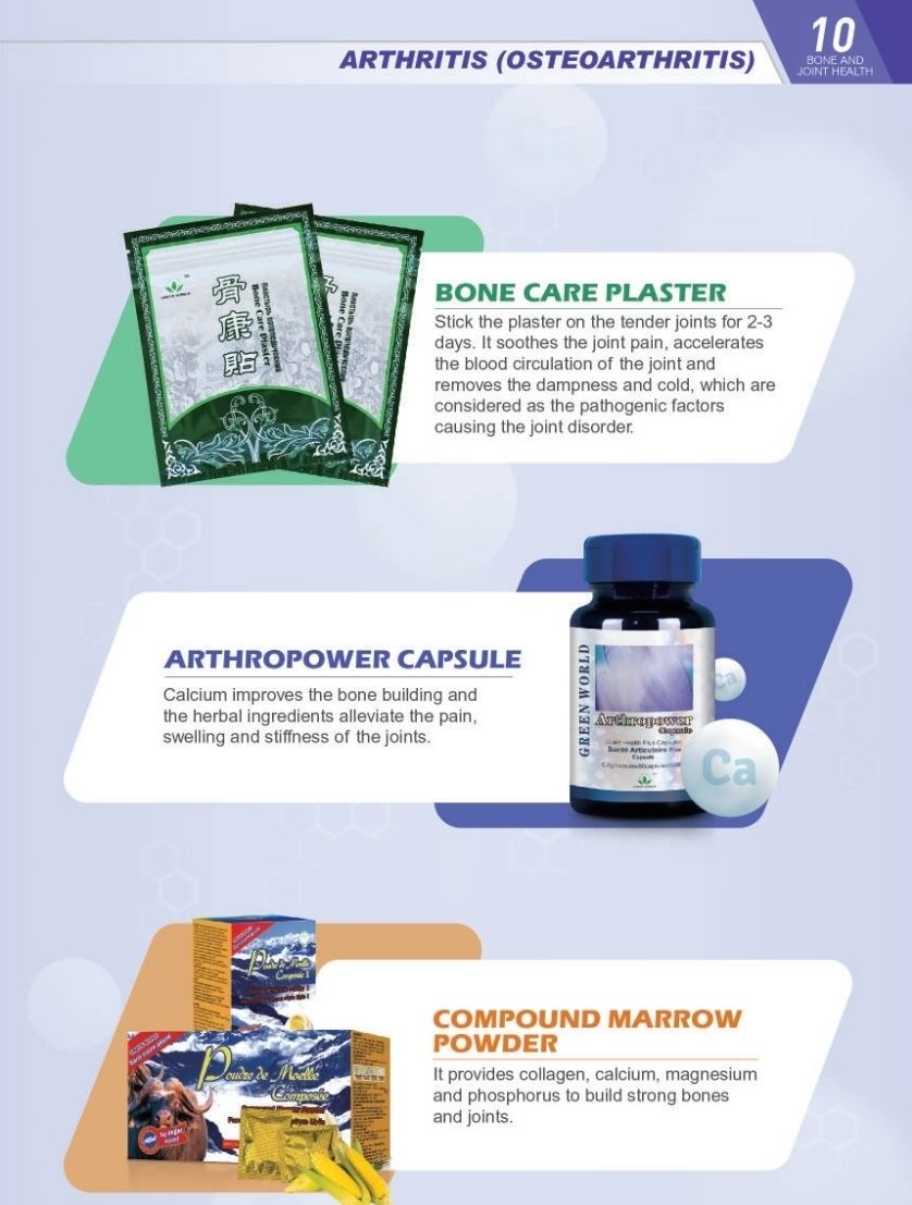 Osteoarthritis natural support supplements