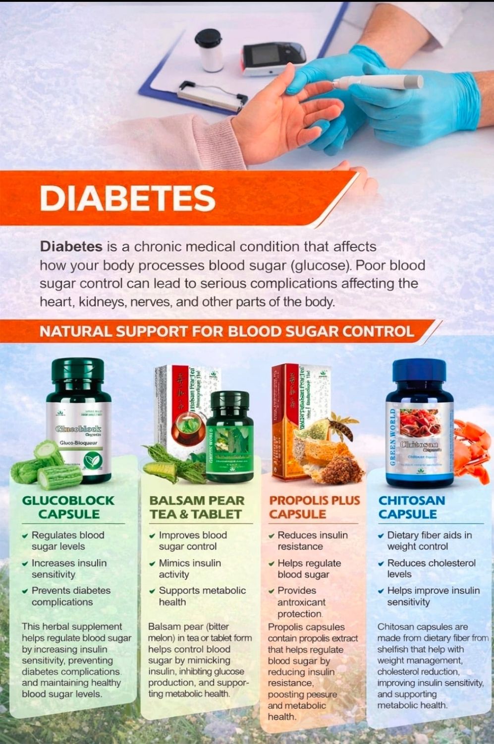 Natural Blood Sugar Support Supplements – Manage Diabetes Naturally