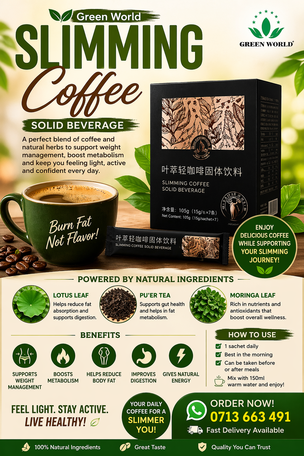 Slimiming coffee