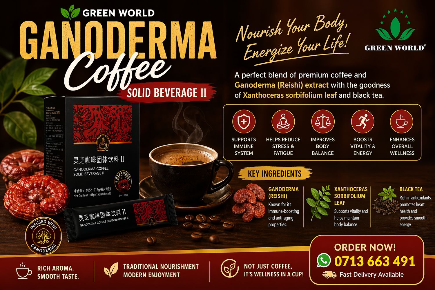 Ganoderma Coffee Solid Beverage II