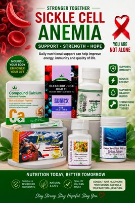 Sickle cell anemia support supplements..1 month pack