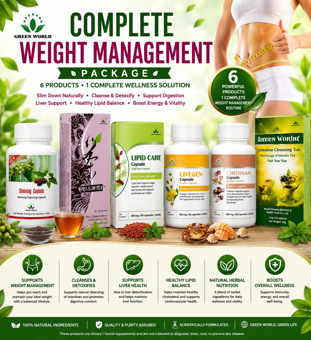 🔥 Complete Weight Management Package-1 month pack