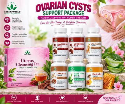 🌸 OVARIAN CYST TREATMENT SUPPORT PACKAGE-1 MONTH PACKAGE 