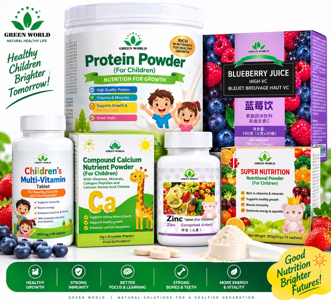 👶🌱 COMPLETE CHILD GROWTH &amp; NUTRITION PACKAGE_1 month pack 