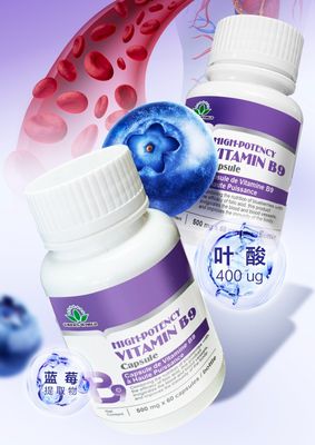 Vitamin b9(follic acid)(500 mg × 60 caps)