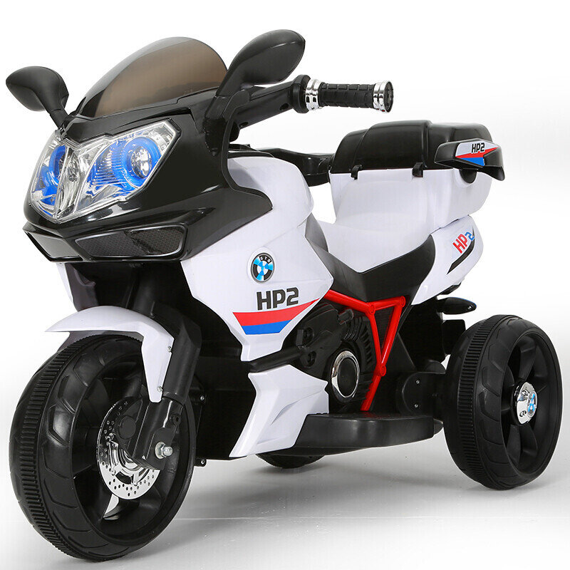 Детский электромотоцикл-трицикл HP2,черно-белый