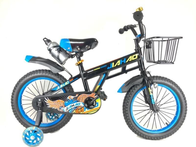 Велосипед JIAHAO Urban kids 16 2021 черный-синий