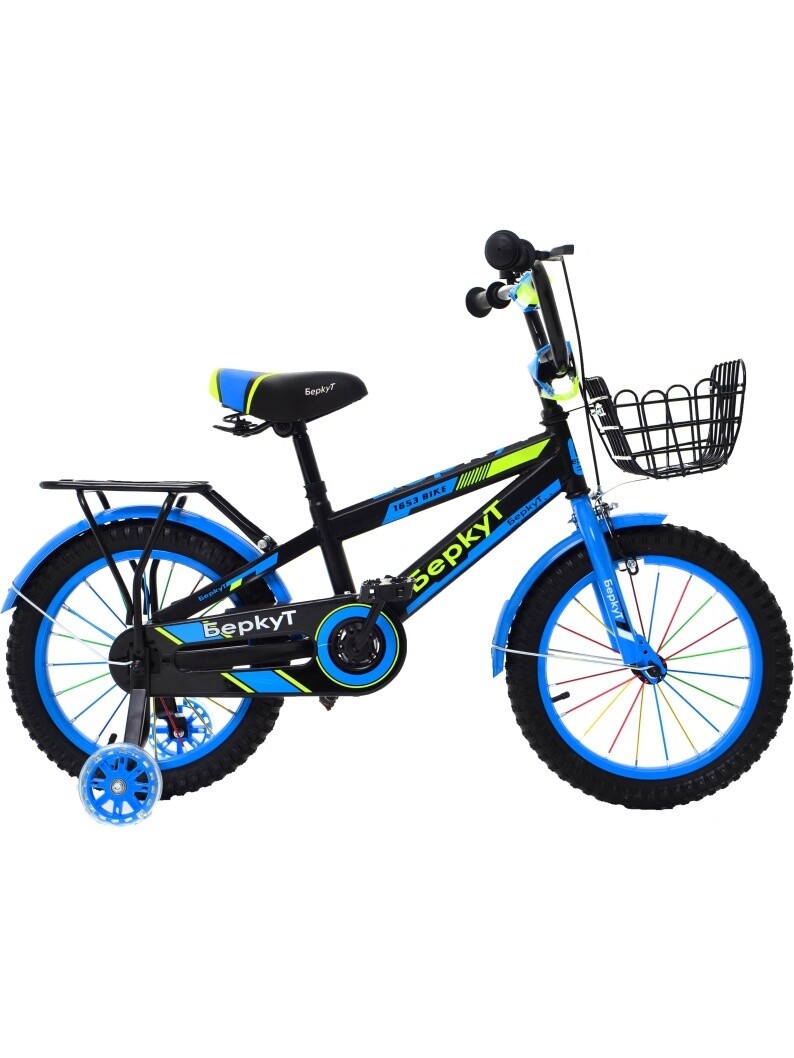 Велосипед BERKUT 16 2020 черный-синий